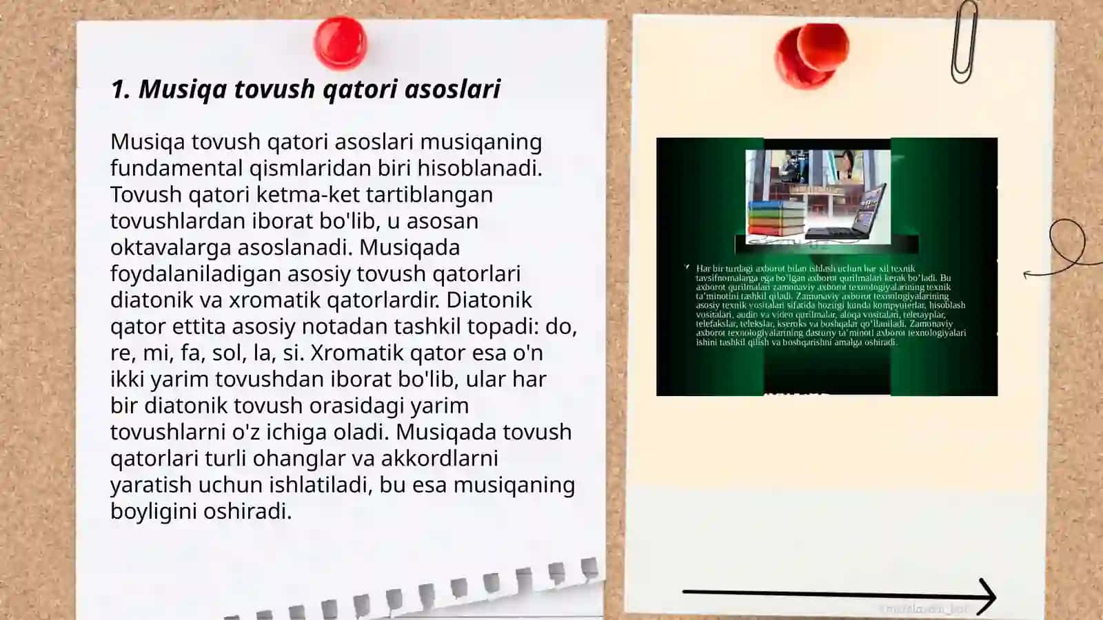 Musiqaviy tovush qatorining yozilishi va kalitlar haqida tushuncha 3