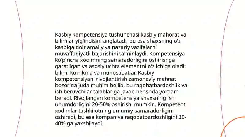 Kasbiy kompetensiya va unga nisbatan yondashuvlar 3