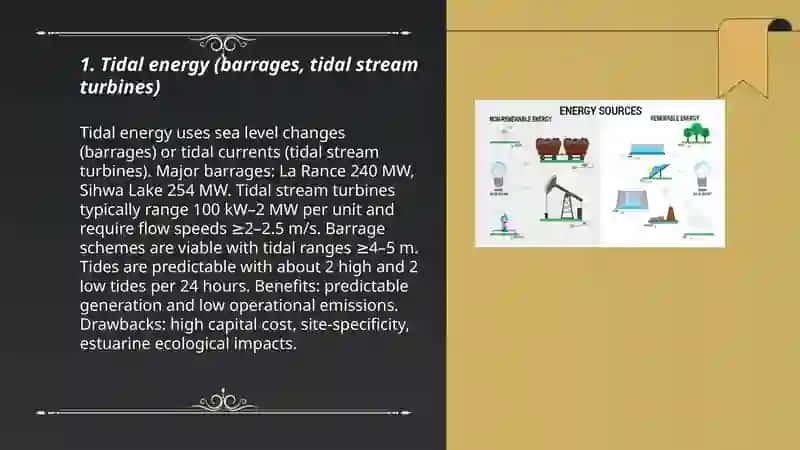 Non-conventional renewable energy sources 3