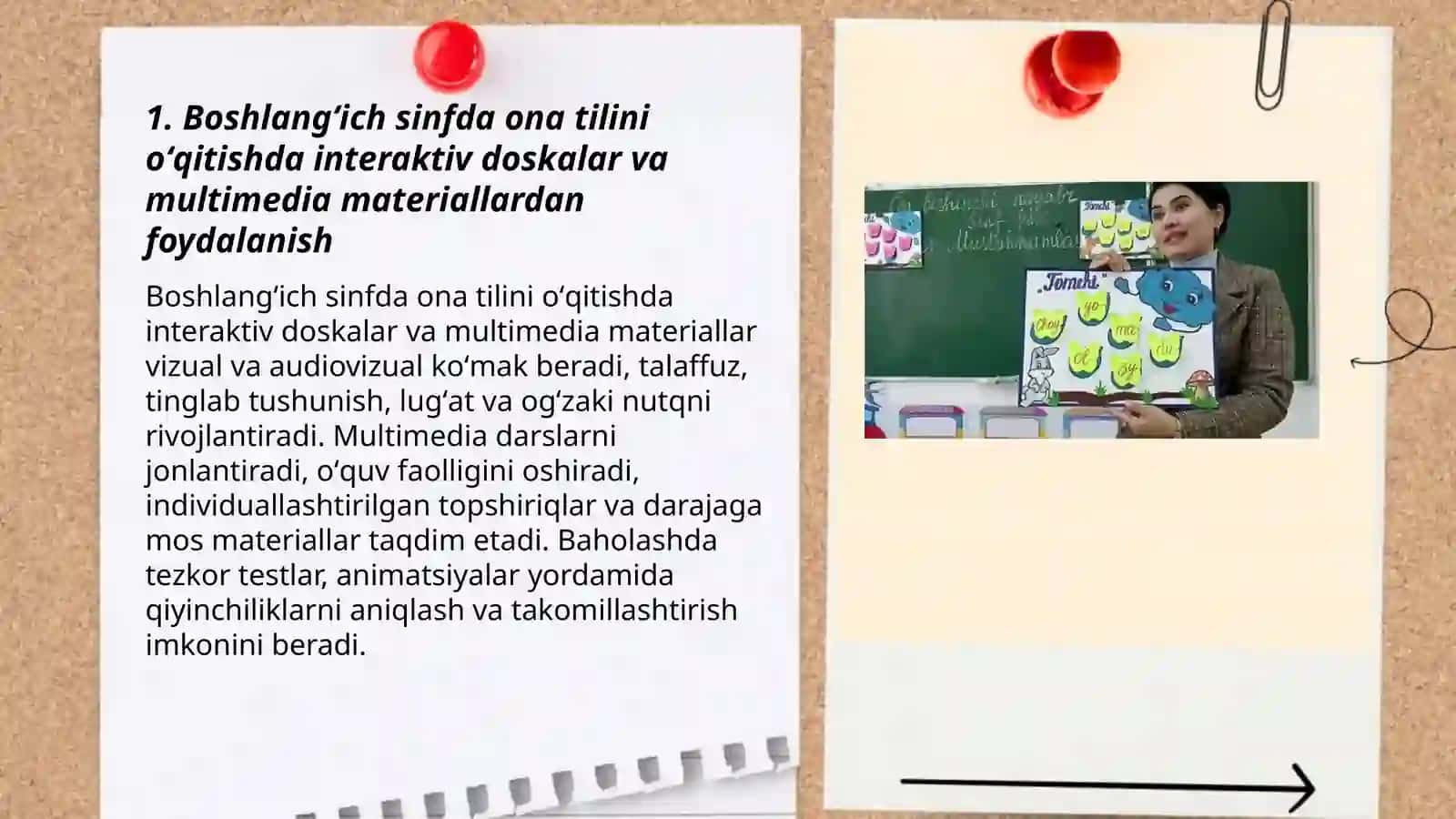 Boshlangʻich sinfda ona tilini oʻqitishda innovatsion texnologiyalar 3