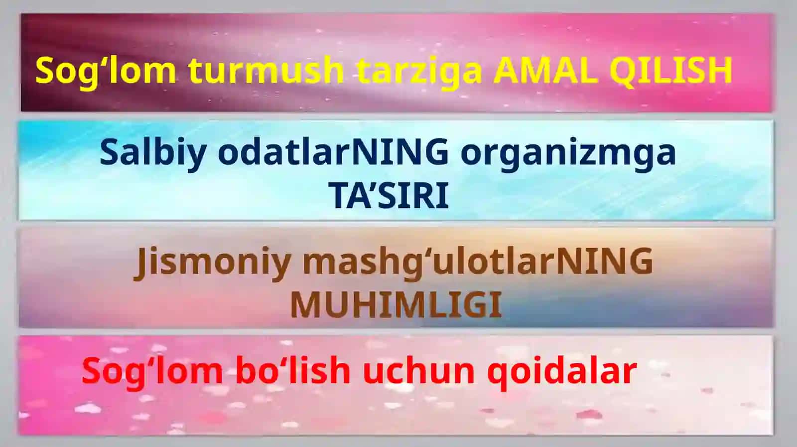 ANDIJON SHAHAR5-UMUMTA’LIM MAKTABI TARBIYA FANI O’QITUVCHISI FERUZA RAXMATULLAYEVA 3