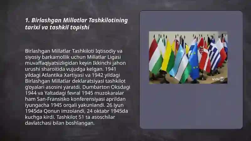 Birlashgan Millatlar Tashkiloti haqida ma'lumot 3