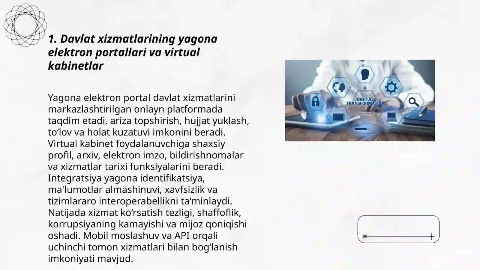Davlat xizmatlarini ko'rsatishda raqamli texnologiyalardan foydalanish 3