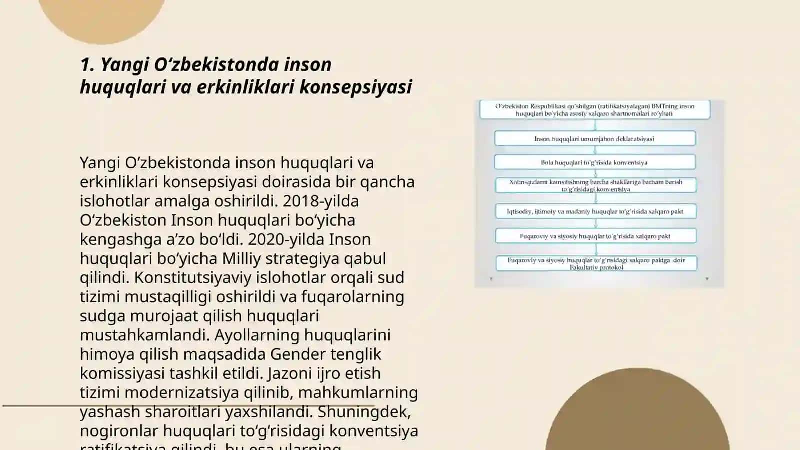 Yangi O‘zbekistonda inson haq-huquqlari va erkinliklari kafolatining yaratilishi 3