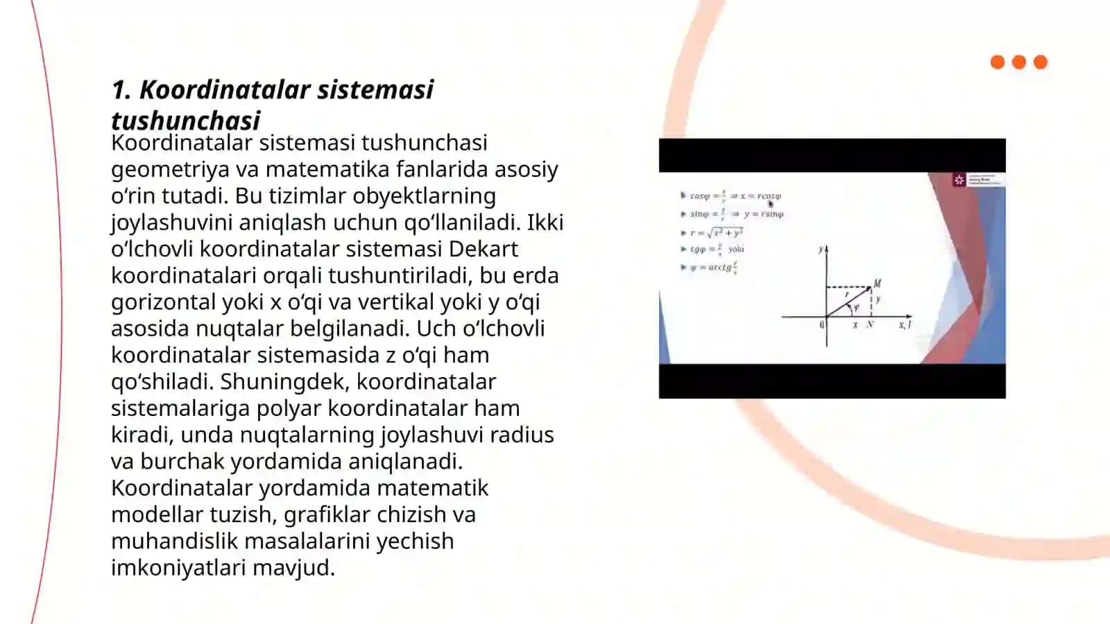 Koordinatalar sistemasi.Gorizantal,ekvatoriyal va eliptikal 3