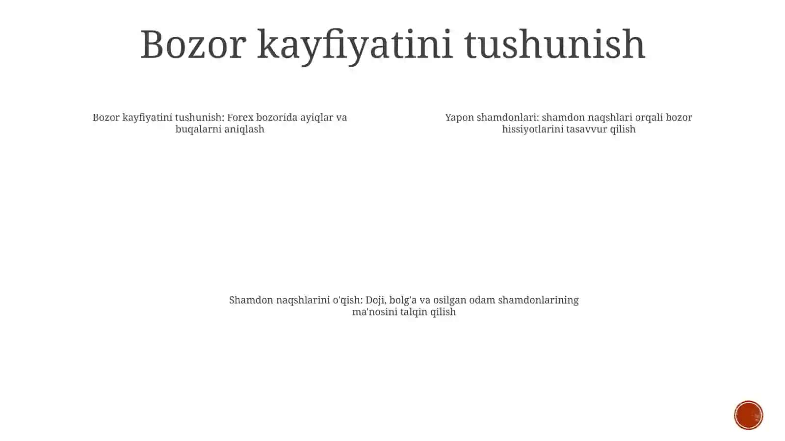 Qimmatli Qog'Ozlar Bozorida Ayiqlar Va Buqalar Jangi. Yapon Shamlari 3