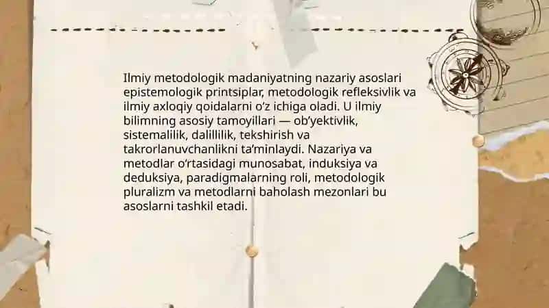 Ilmiy izlanuvchining metodologik madaniyati 3