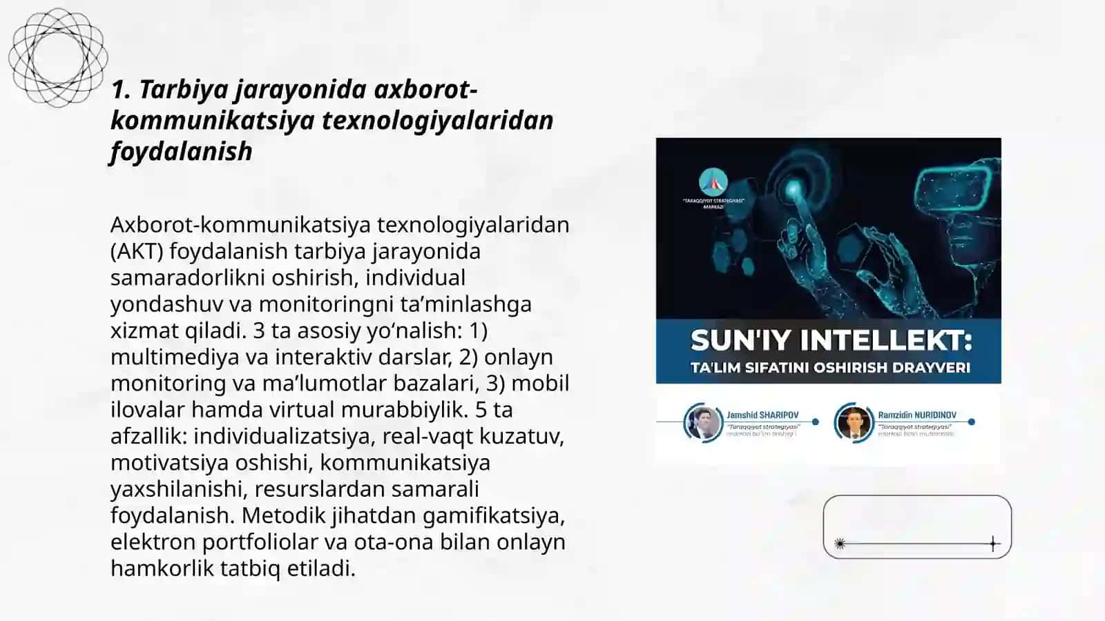 Tarbiya jarayonida axborot-kommunikatsiya texnologiyalaridan foydalanish 3