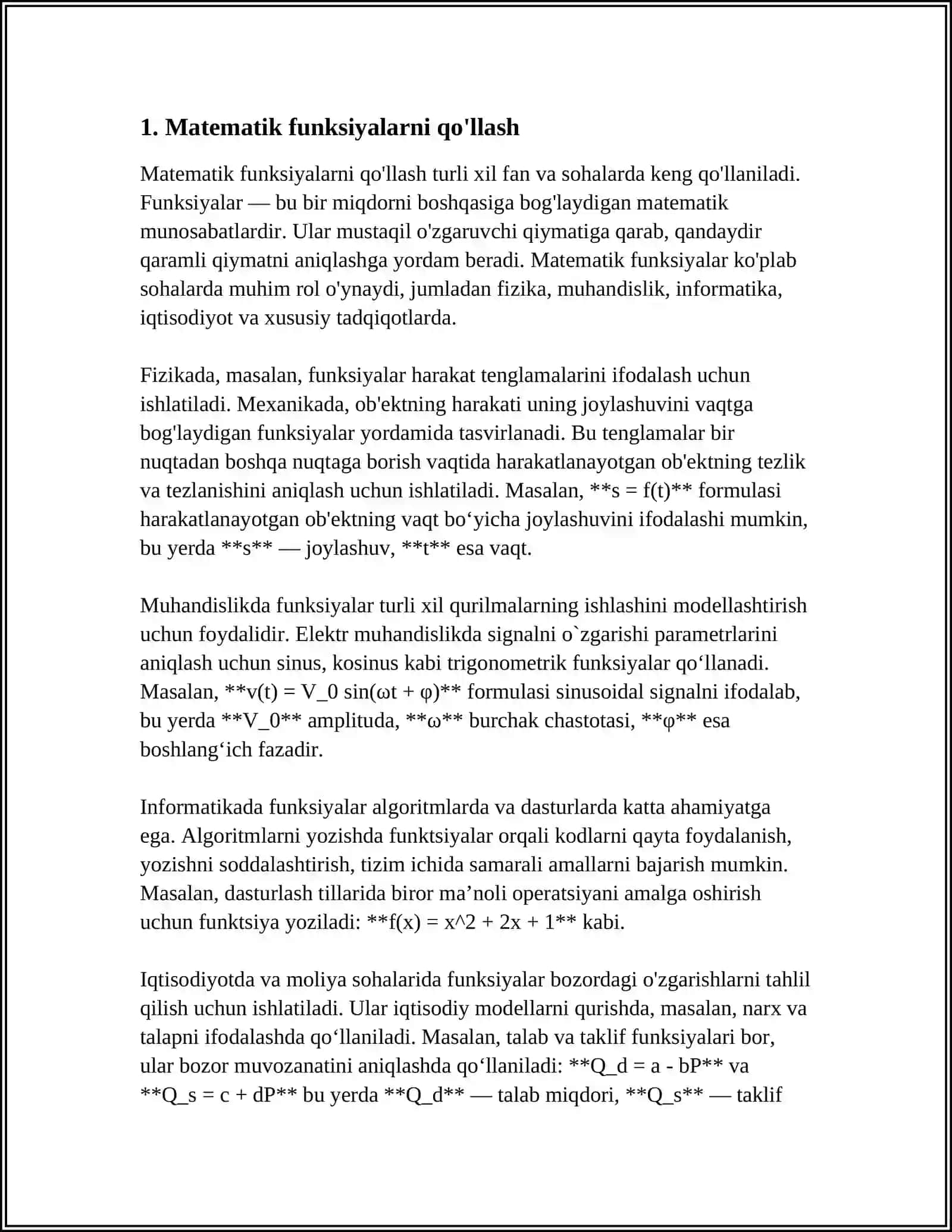 C# DASTURLASH TILIDA MATEMATIK FUNKSIYALAR 3