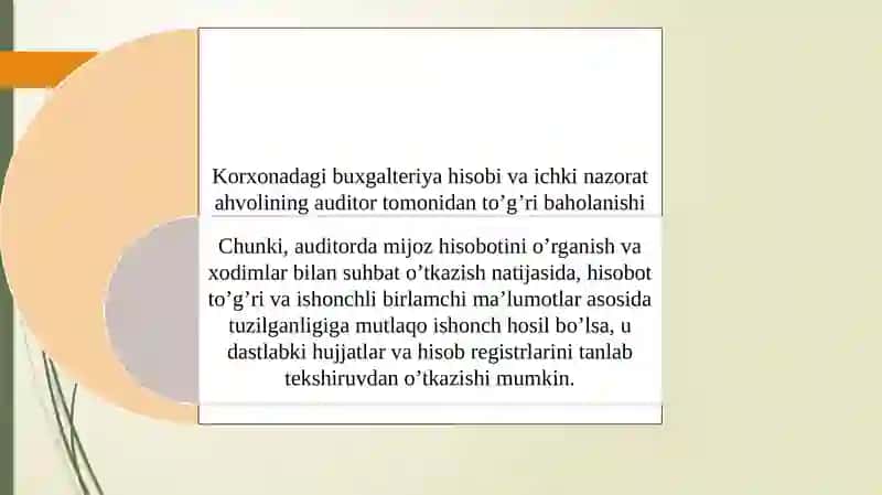 Auditning tanlash va tanlov usullari 3
