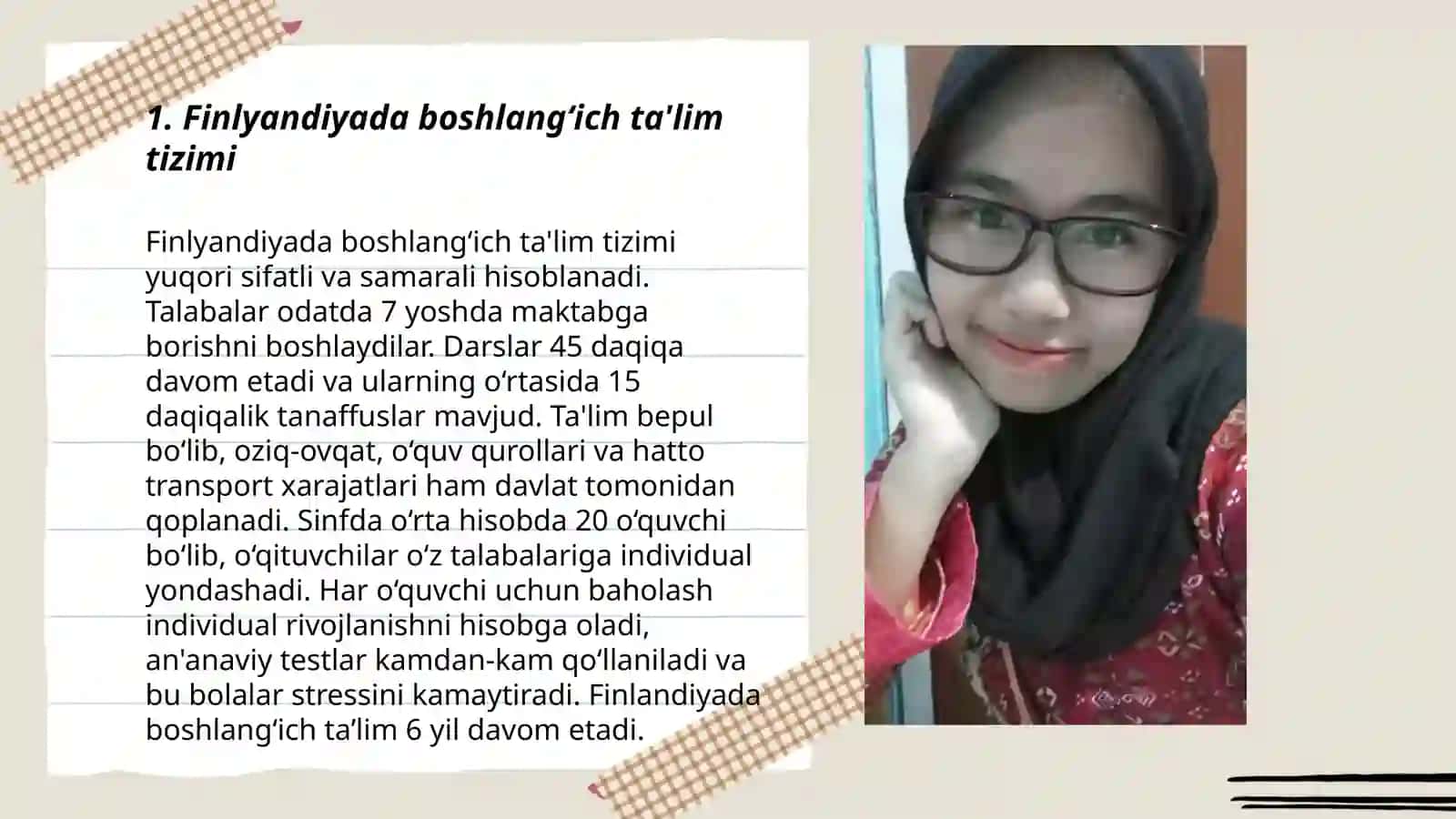 Finlyandiyada Boshlanģich ta'lim 3