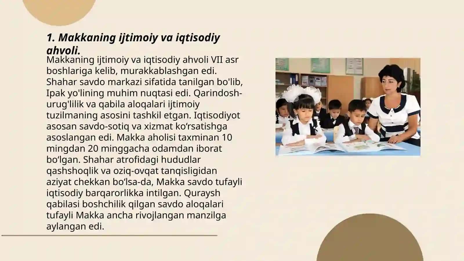 Makkaning ijtimoiy va iqtisodiy ahvoli 3