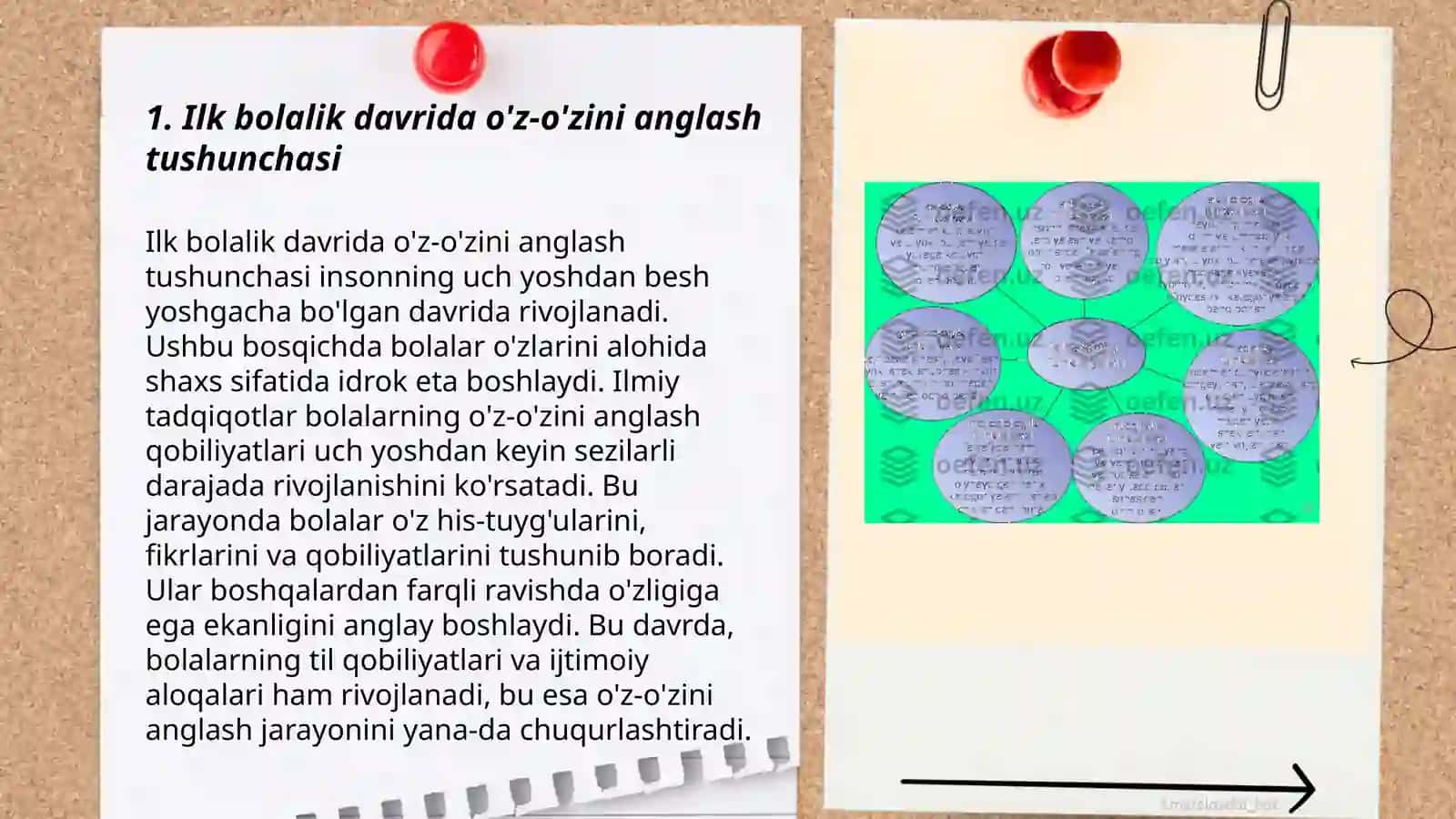 Ilk bolalik davrida o'z-o'zini anglash 3