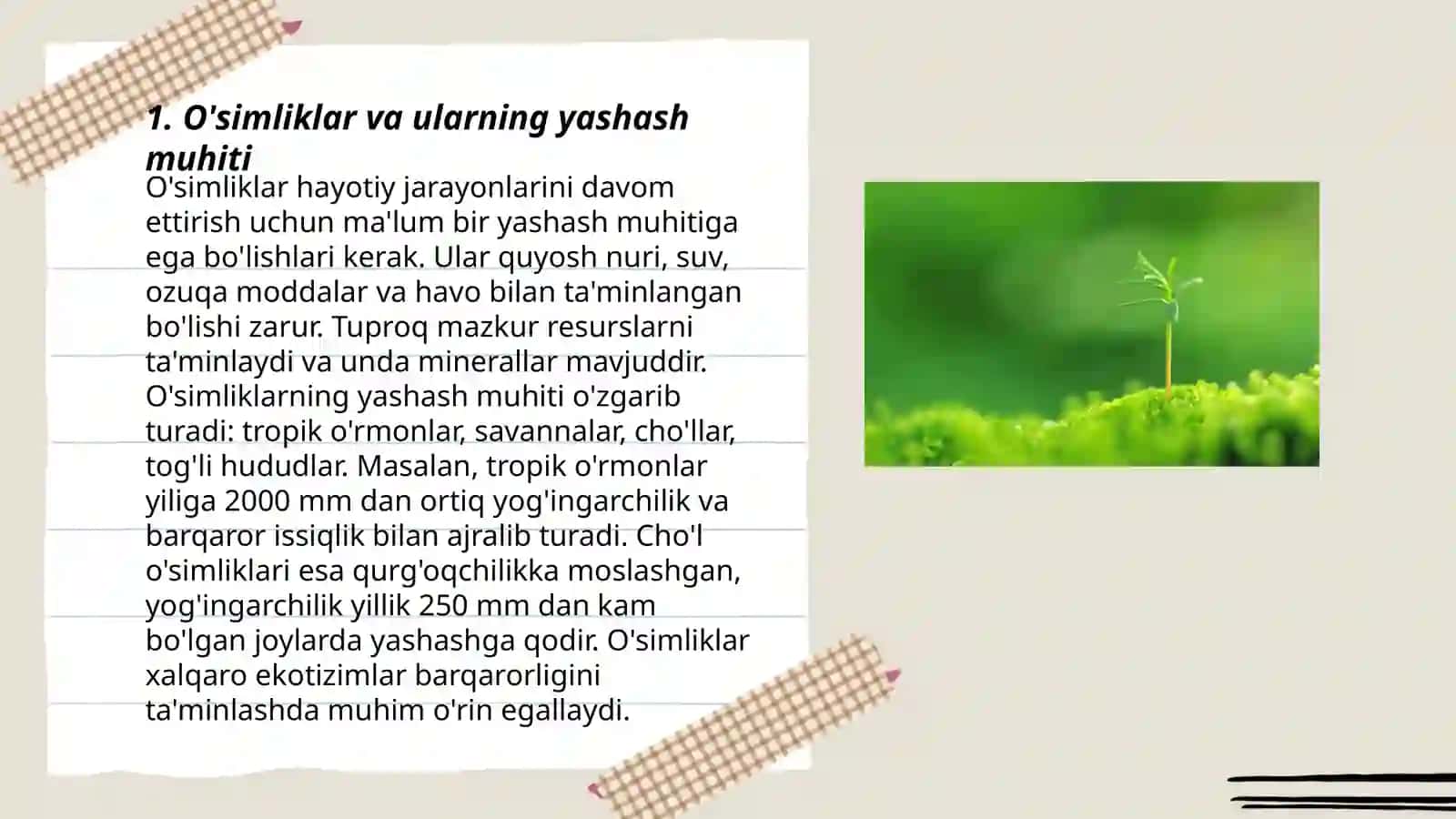 O'simliklar ekologiyasi asoslari 3