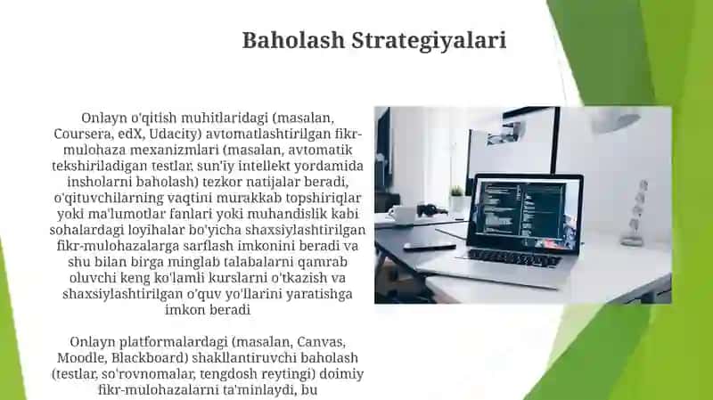 Online Learning and Training tizimi 3