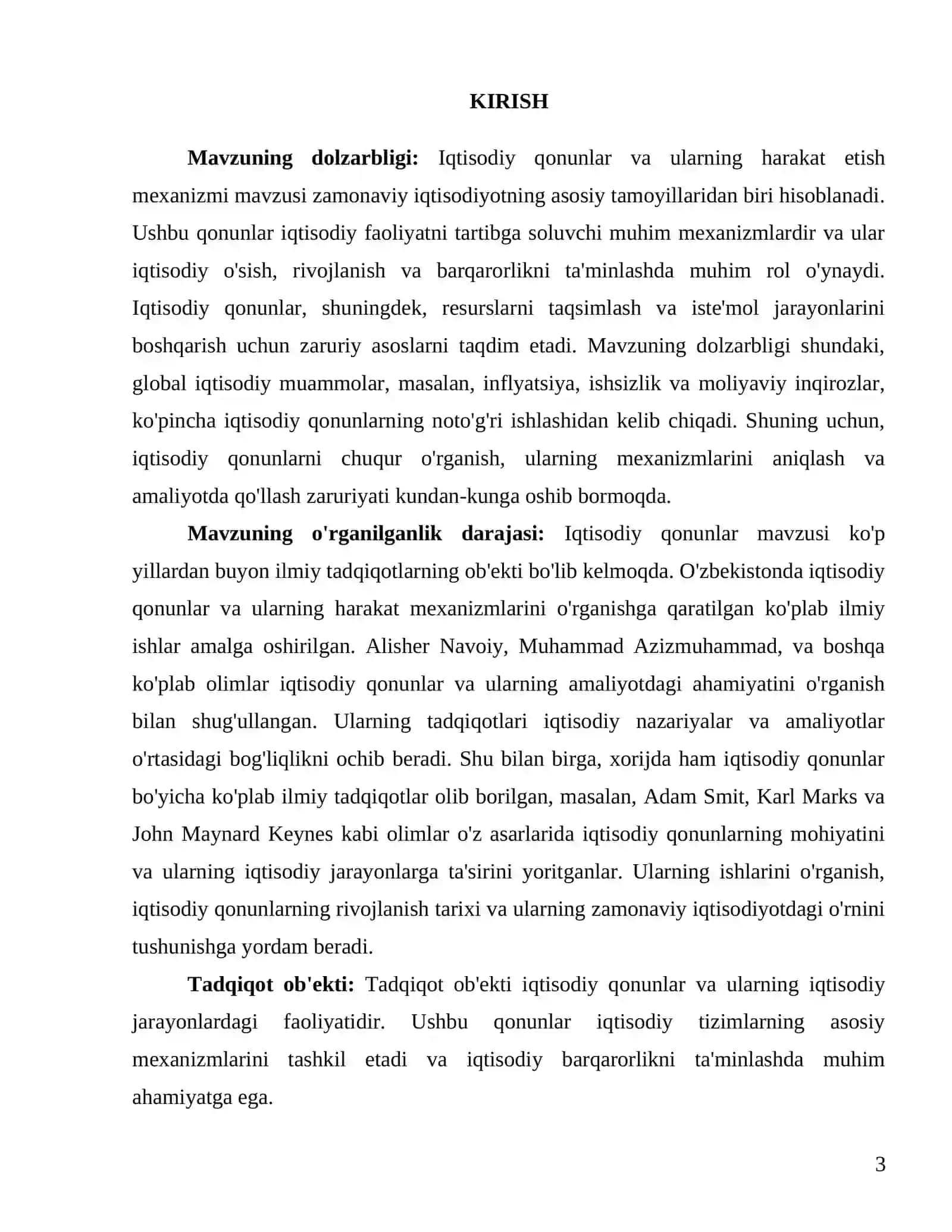 Iqtisodiy qonunlar va ularning harakat etish mexanizmi 3