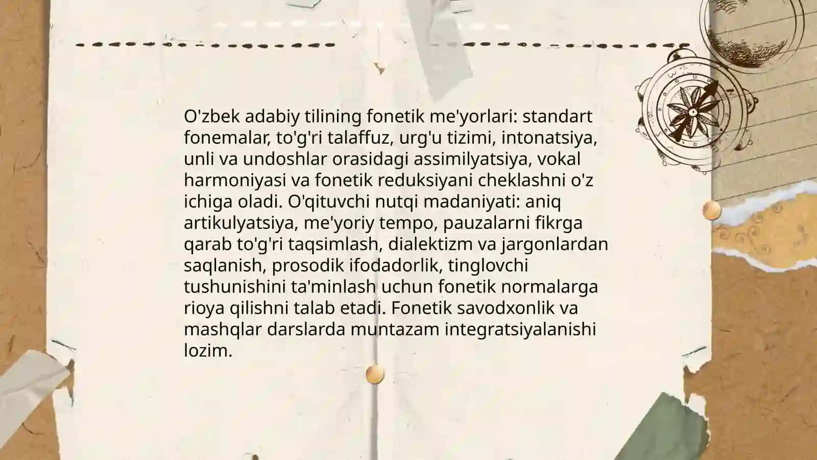O'zbek adabiy tili me'yorlari va o'qituvchi nutqi madaniyati 3