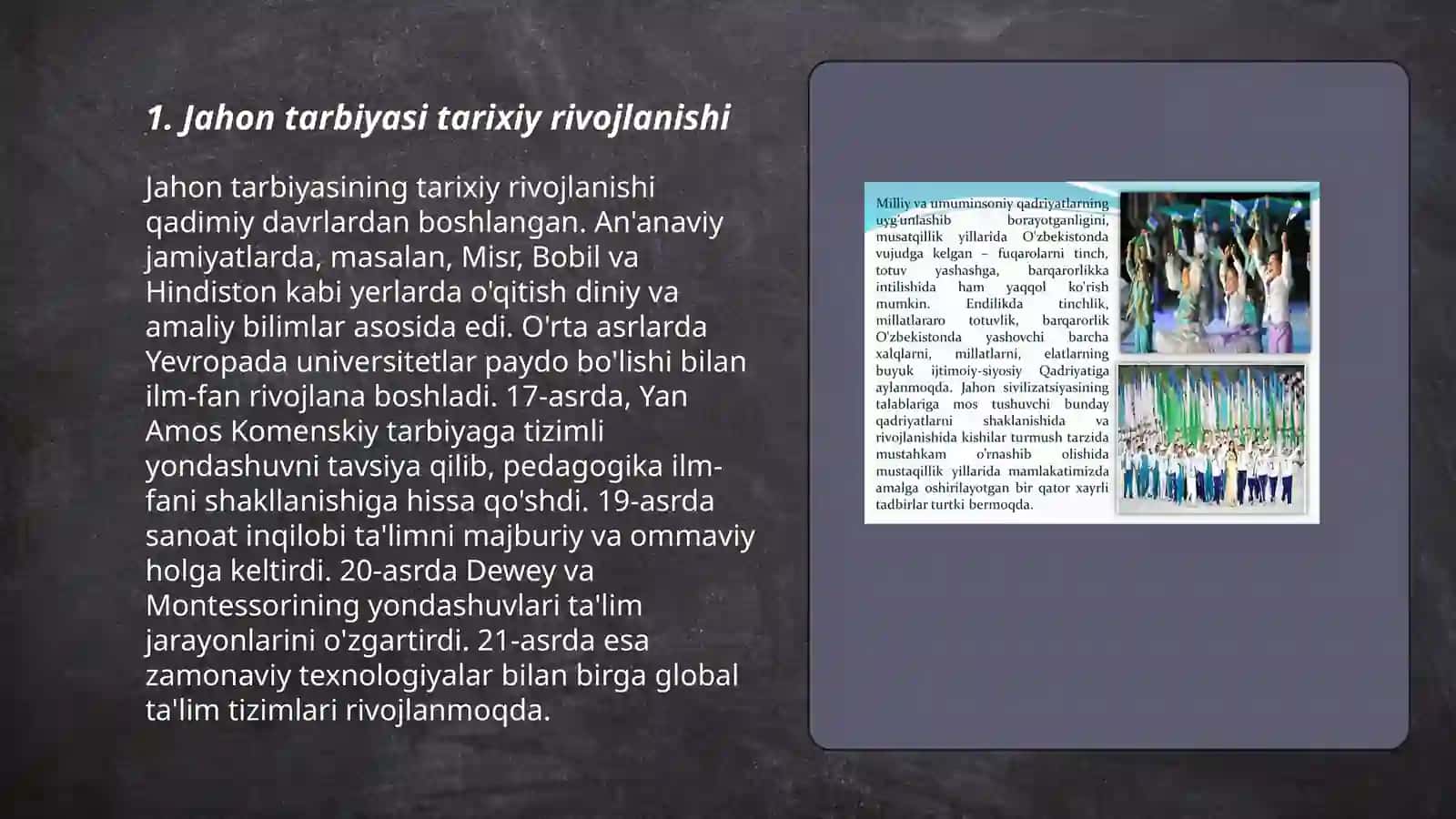 Jahon tarbiya konsepsiyasi 3