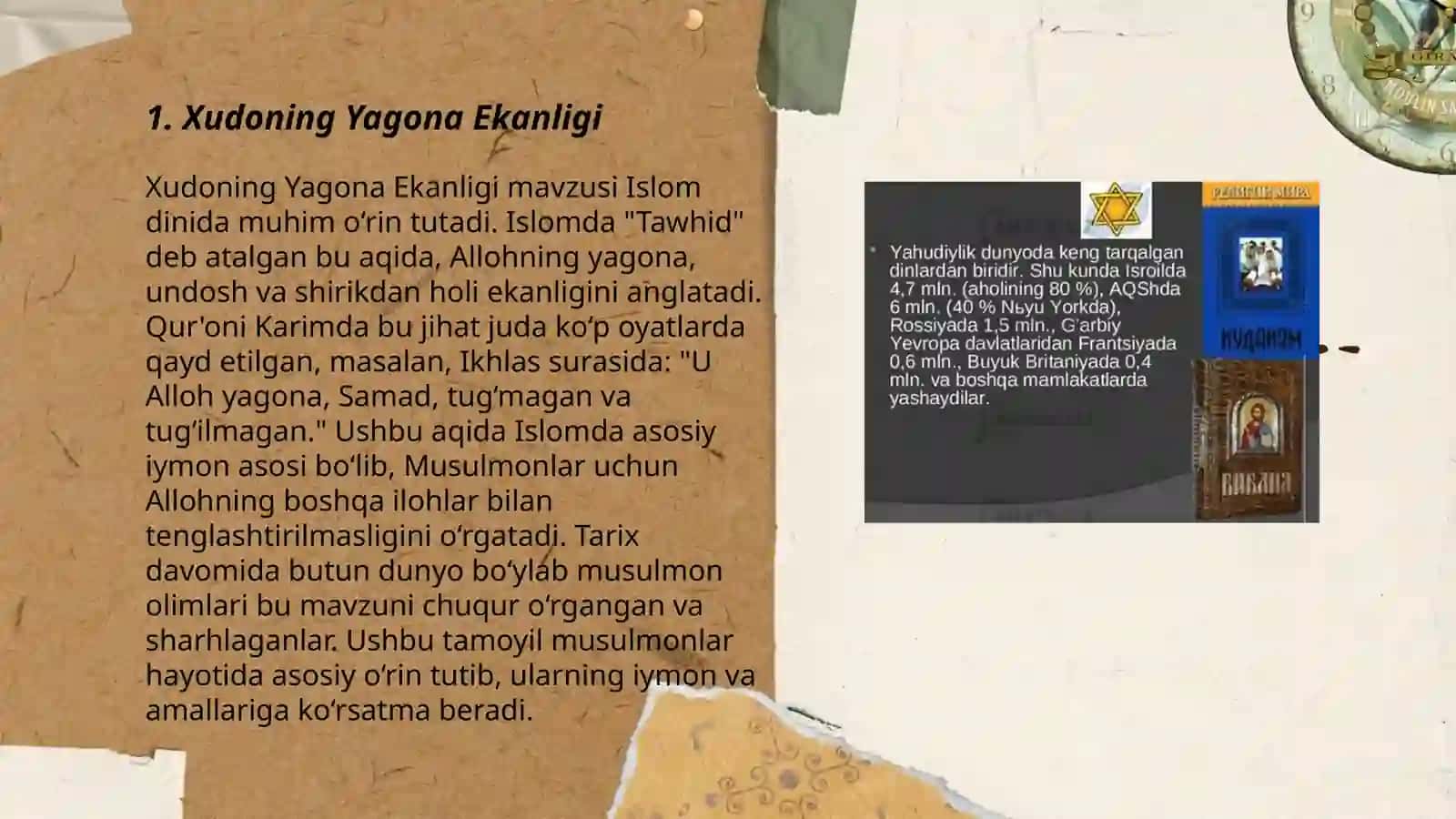 Xudoning Yagona Ekanligi 3