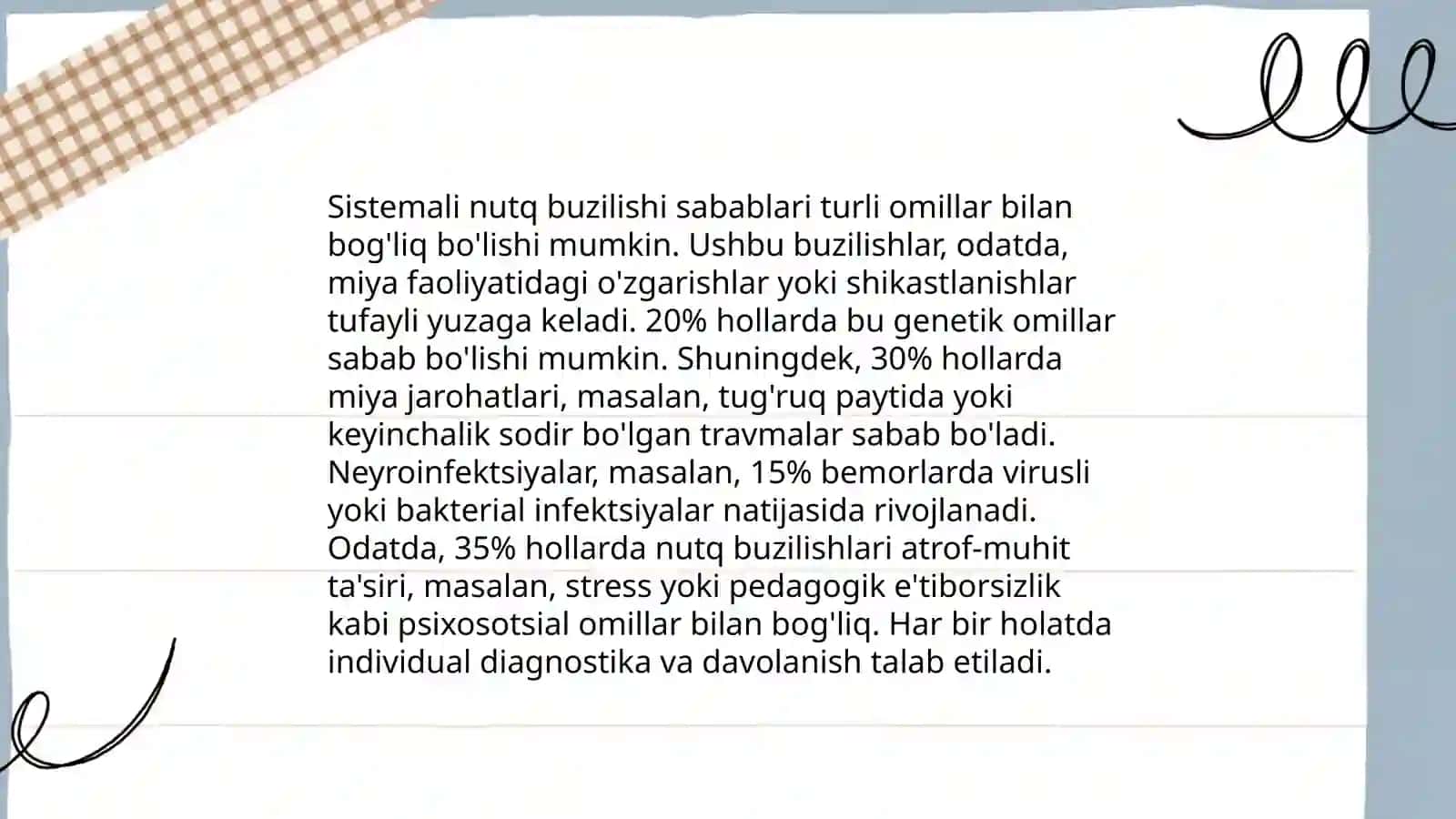 Sistemali nutq buzilishi 3