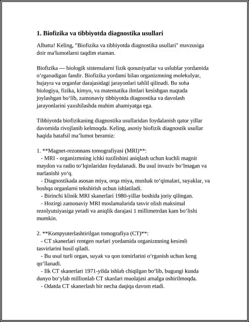 BIOFIZIKA FANINING TIBBIYOTDAGI AHAMIYATI 3