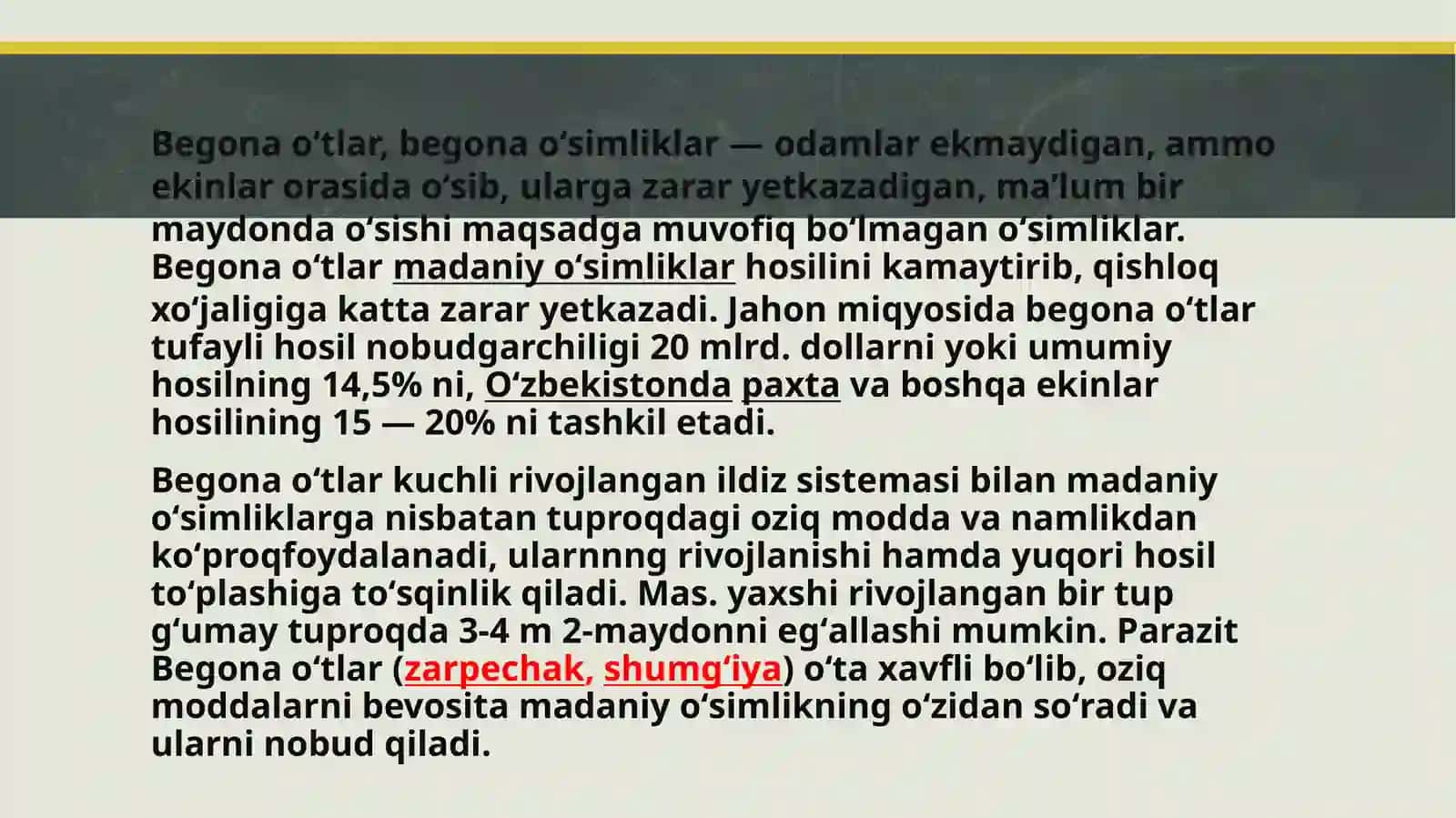 Sug’orilganyerlardao’sadiganashaddiybegonao’tlar 3