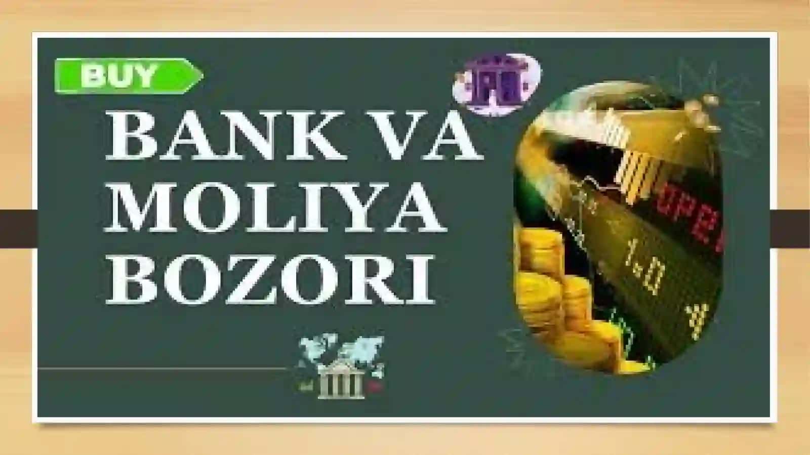 Finans bazarı hám finanslıq texnologiyalardıń teoriyalıq tiykarla 3