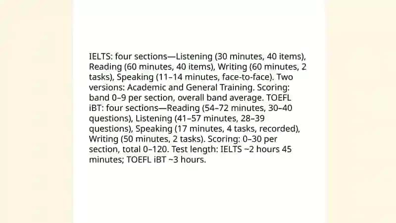 IELTS VA TOEFL; Tahliliy taqqislash 3