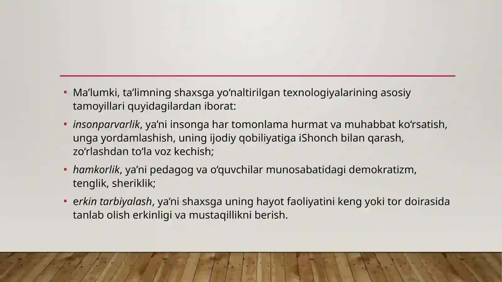 Grafik tashkil etuvchilar asosida ta’lim oluvchilarning mustaqil faoliyatini tashkil etish(2 soat) 3