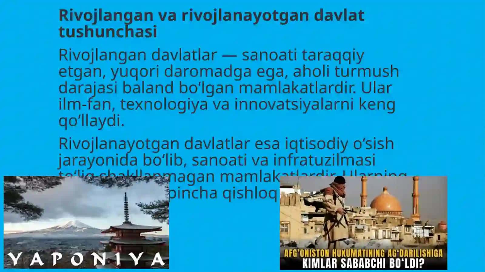 Yaponiya va Afgʻoniston 3