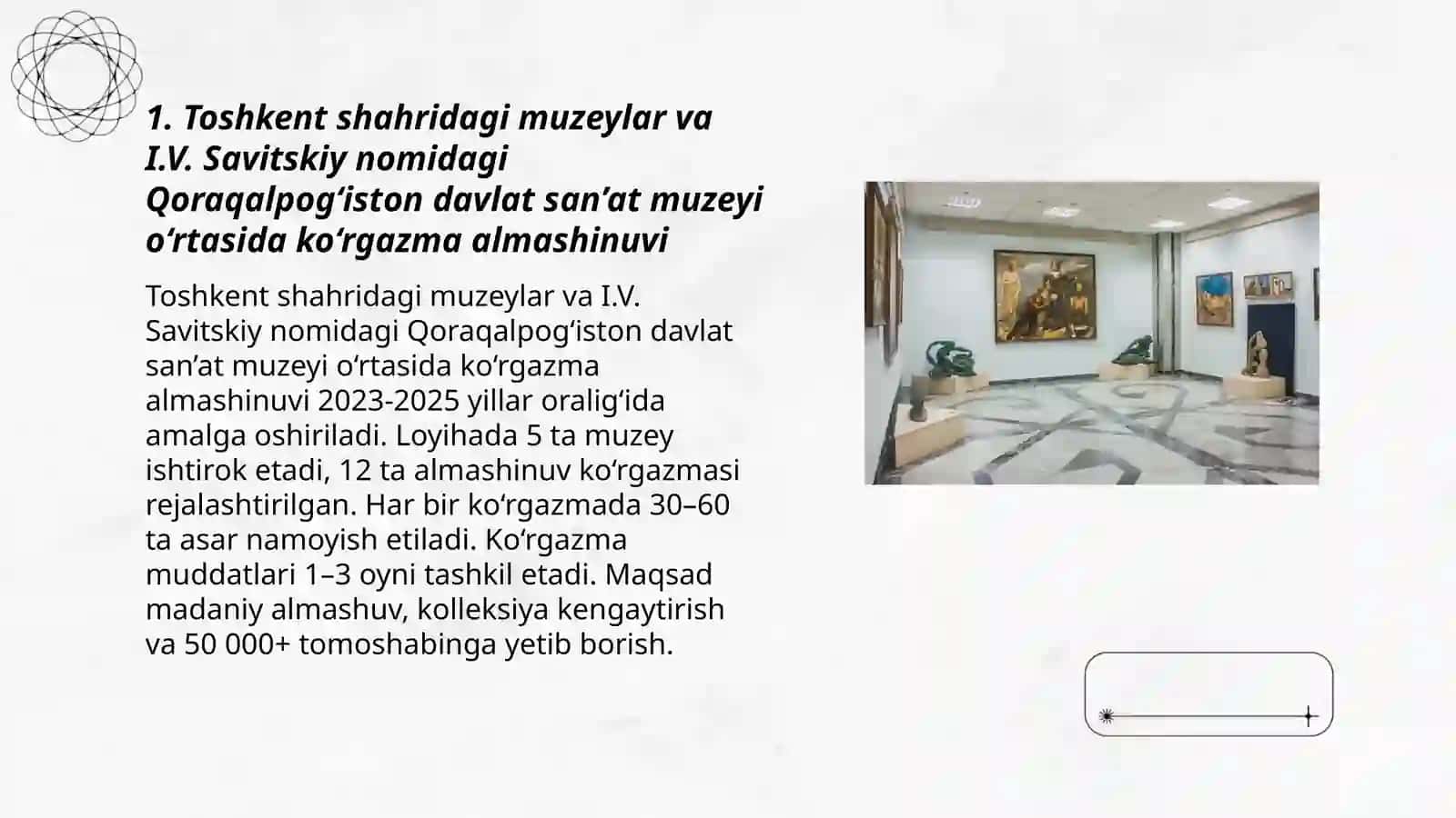 Toshkent shahri muzeylar faoliyati 3