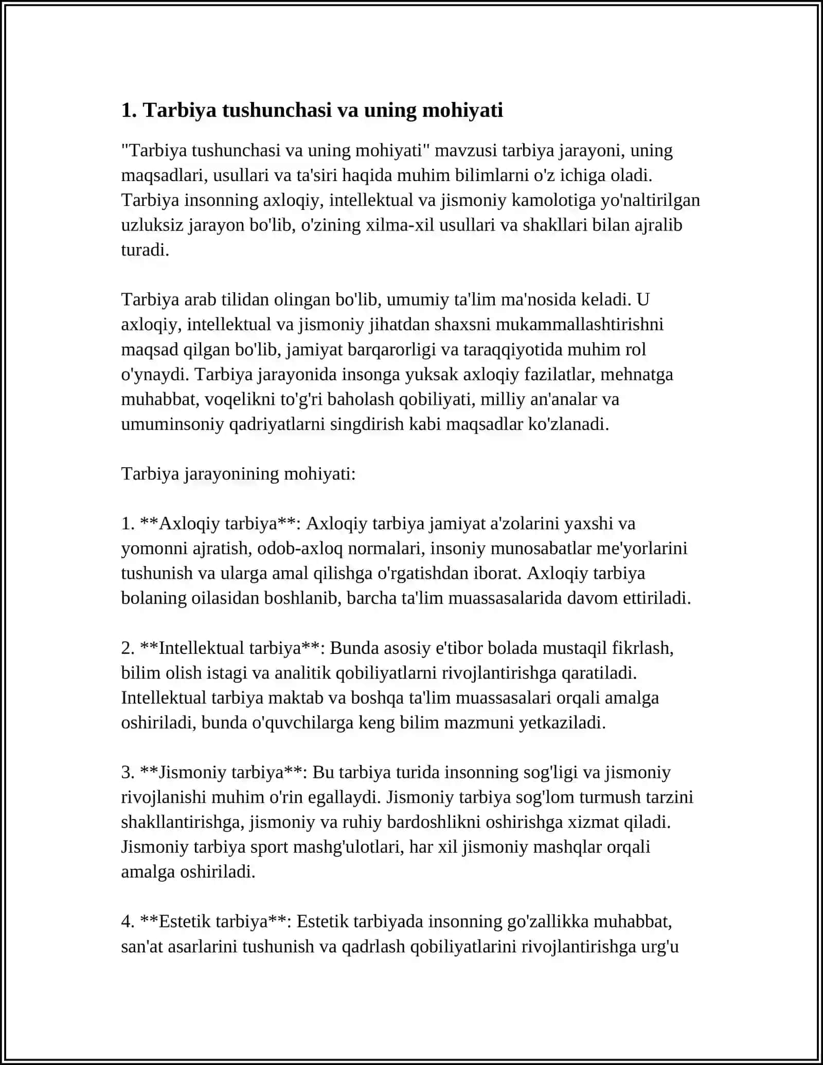 TARBIYA METODLARI VA VOSITALARI 3