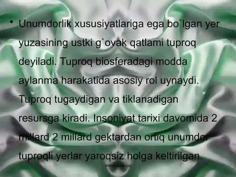 Har xil tuproqlarda qatqaloq hosil bo'lish xususiyatlari va uni yo'qotish yo'llari 3