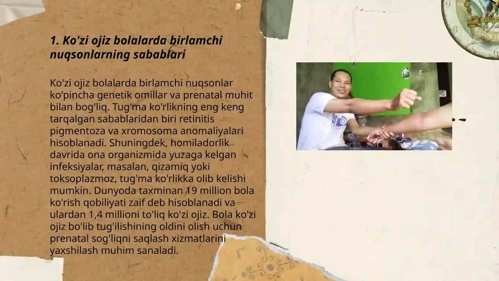 Koʼzi ojiz va zaif koʻruvchi bolalarda birlamchi va ikkilamchi nuhsonlar 3