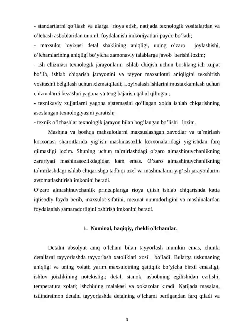 O’zaro almashinuvchanlik to’g’risida tushunchalar 3