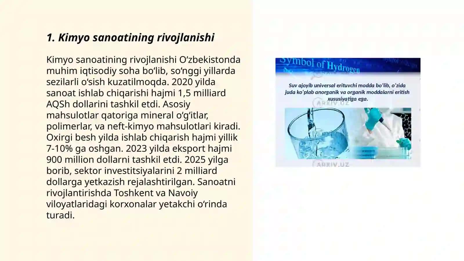 Kimyo va hozirgi zamon sanoat inqilobi 3
