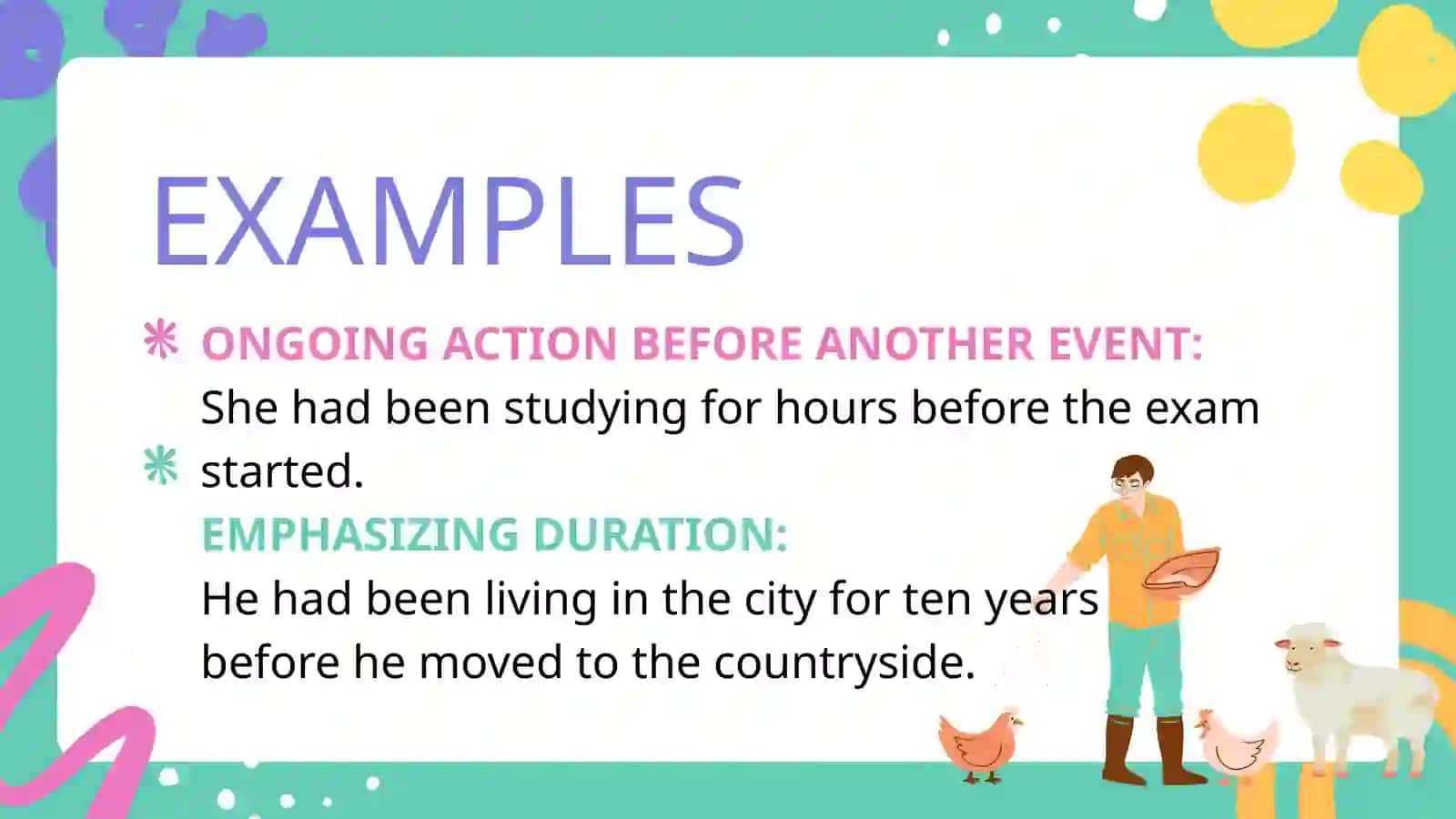 PAST PERFECT CONTINUOUS Tense 3