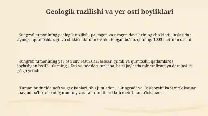 Qoraqalpog'iston Qo'ng'irot tumanidagi geoekologik vaziyatlarni baholash 3