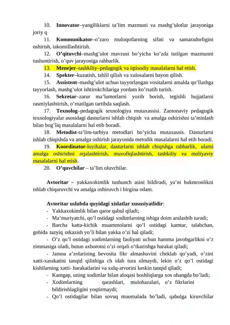 Boshqaruv madaniyatini printsiplari 3