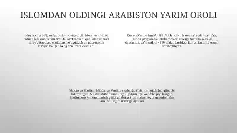 Qur'Oni Karimning Nozil Bo'Lish Tarixi 3
