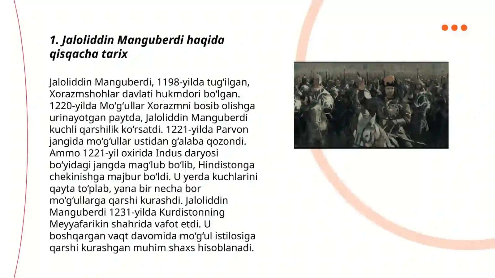 Jaloliddin Manguberdi - Vatan himoyachisi 3