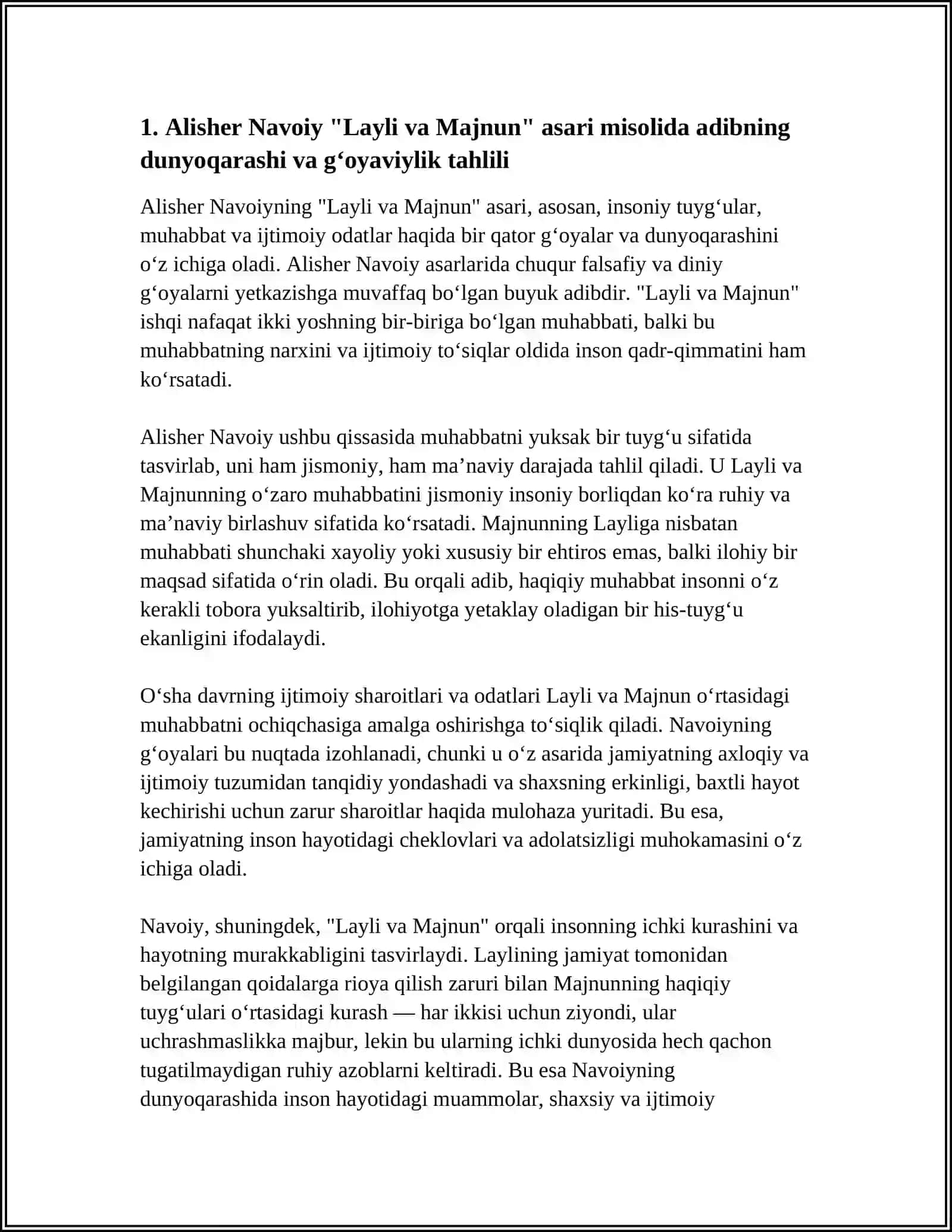 BADIIY ADABIYOTDA DUNYOQARASH VA G‘OYAVIYLIK (MUAYYAN ASAR MISOLIDA TAHLIL) 3