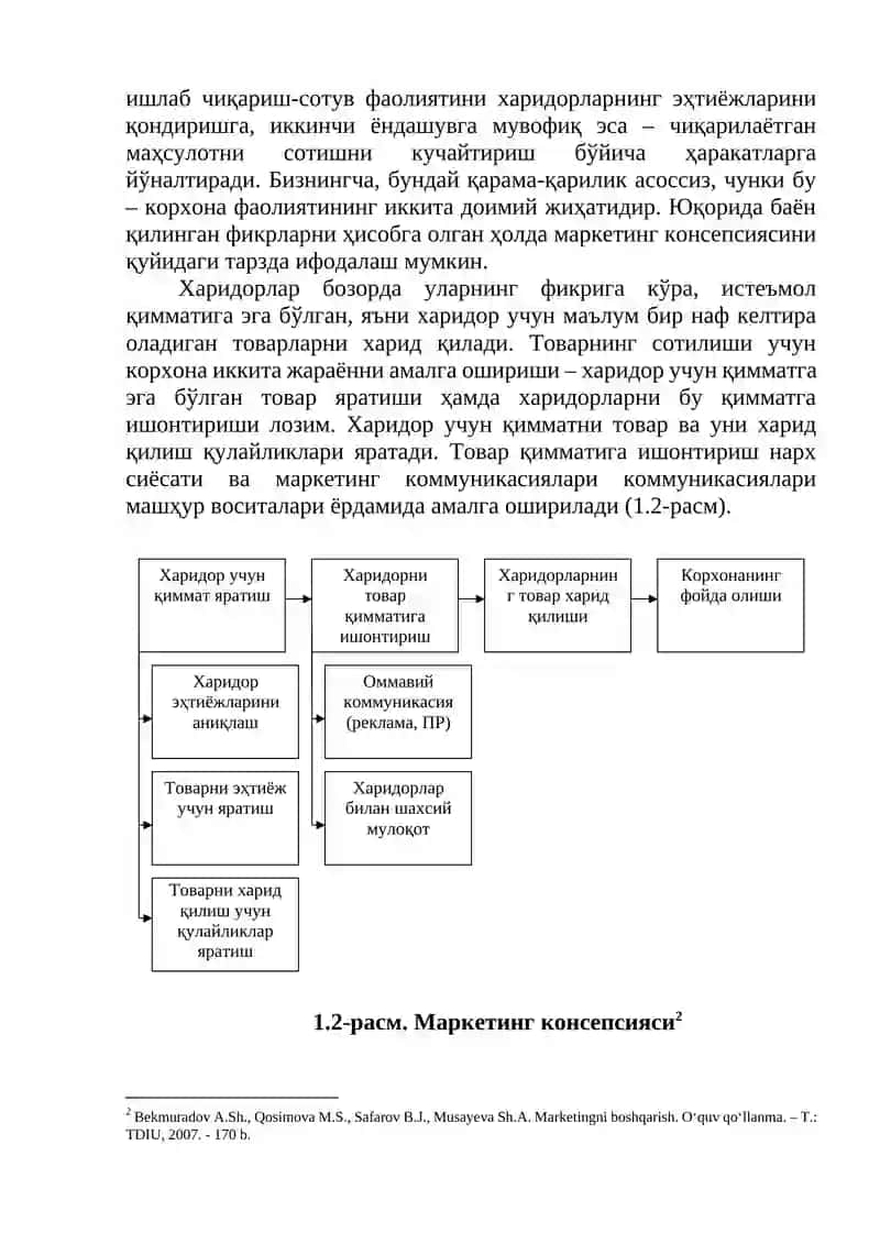 МАРКЕТИНГ КОРХОНА БОШҚАРУВИННИНГ ИНТЕГРАСИЯЛОВЧИ ФУНКСИЯСИ СИФАТИДА 3
