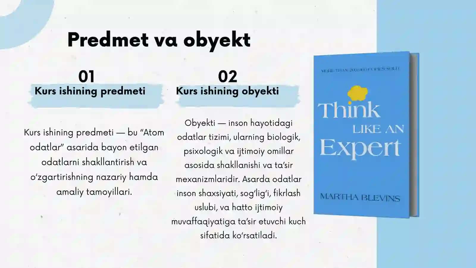 “Atom odatlar” asarining nazariy va amaliy tahlili 3