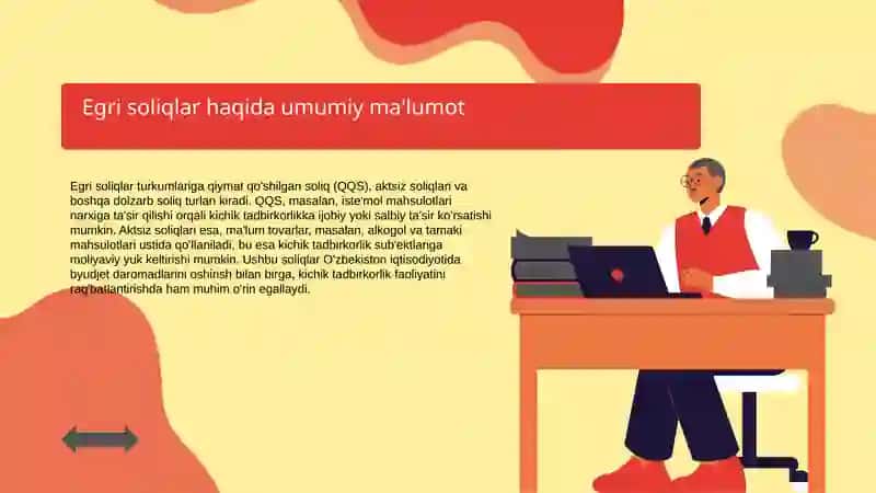 Egri soliq turkumlari va ularning kichik tadbirkorlik ro'yxati 3