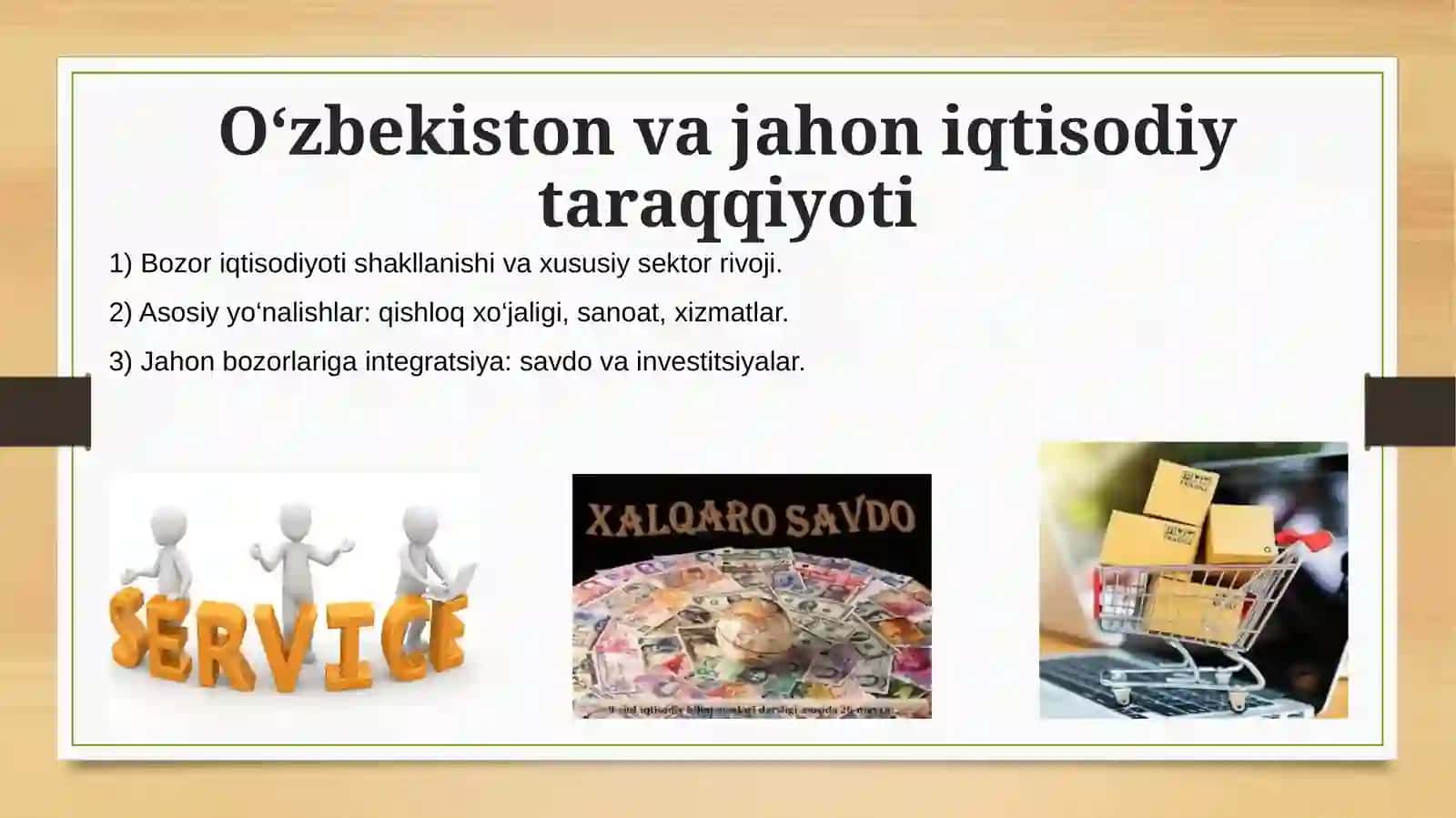 1991–2025-yillarda O‘zbekiston va jahon davlatlari taraqqiyoti | Tayyor slayd (prezentatsiya) 3