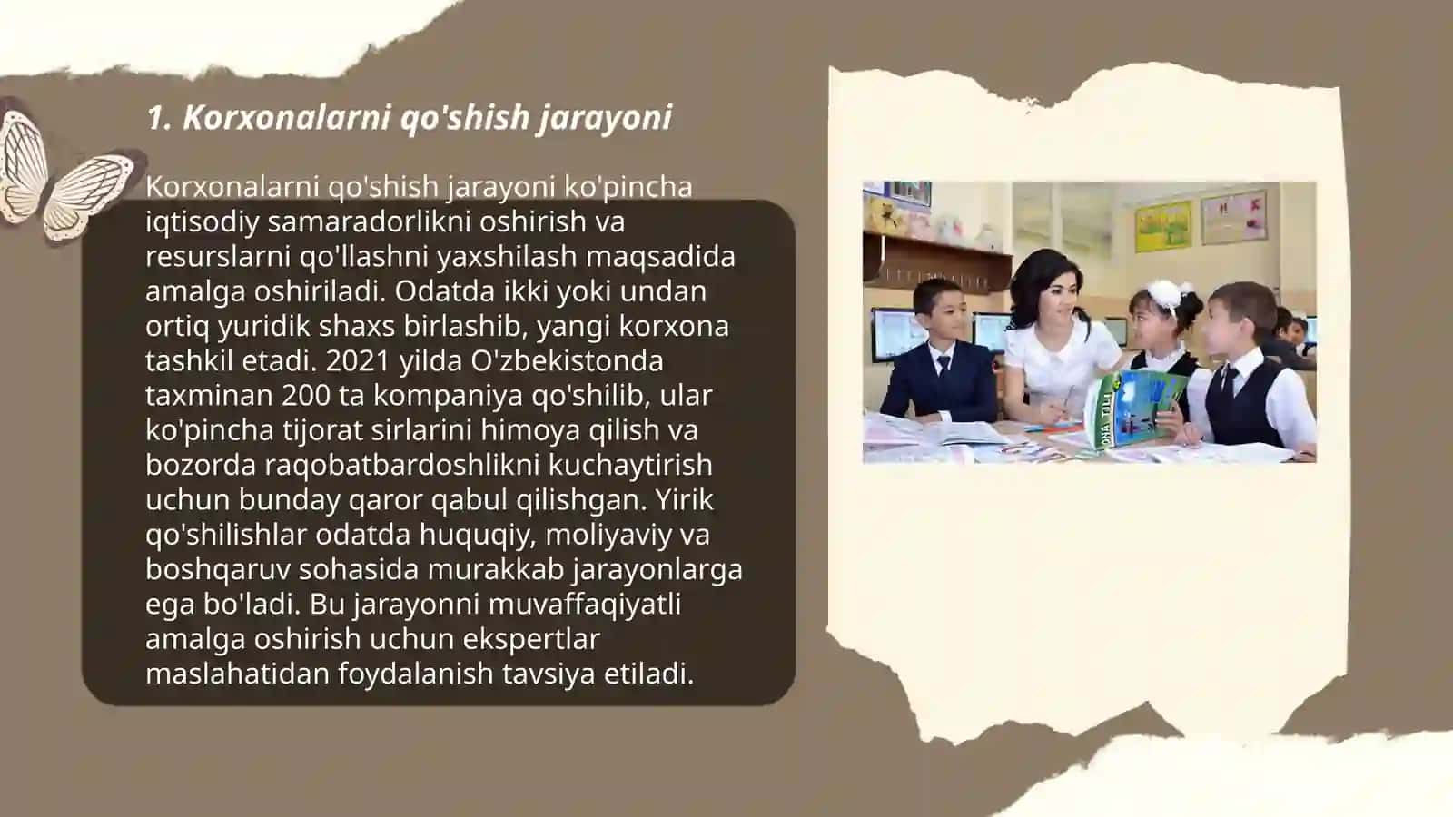 Korxonalarni qo'shish jarayoni 3