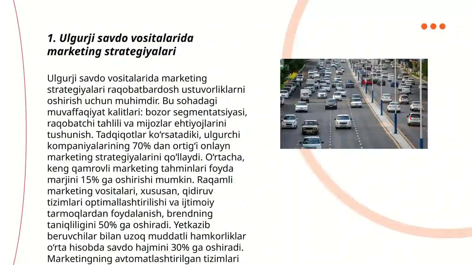 Ulgurji savdo vositalarida marketing strategiyalari 3