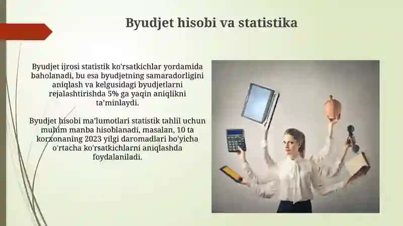 Byudjet hisobining boshqa maxsus fanlar bilan aloqasi 3
