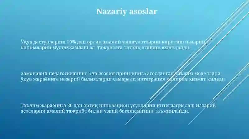 Akademik faoliyat integratsiyasi: nazariya va amaliyot uyg'unligi 3
